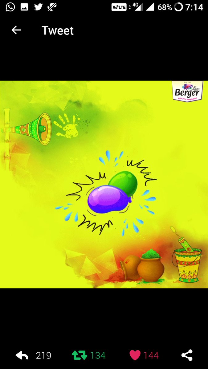 ravimoon64's tweet photo. @BergerPaintsInd 
🔹🔸◾🔹🔸
#Day1Task 
#Day2Task 
#Day3Task 
🔸🔹◾🔹🔸
#HoliBergerKeSang 
@dantus19 @Sunildave1 @jyotsanaba @BabuBeg @Mitalishah121 https://t.co/bREIIVWirr
