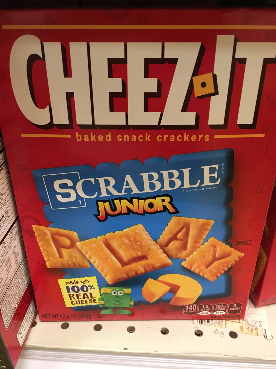 alimulhollen's tweet photo. Cheez-its just got more fun #litrath https://t.co/hOnCXi87Ie