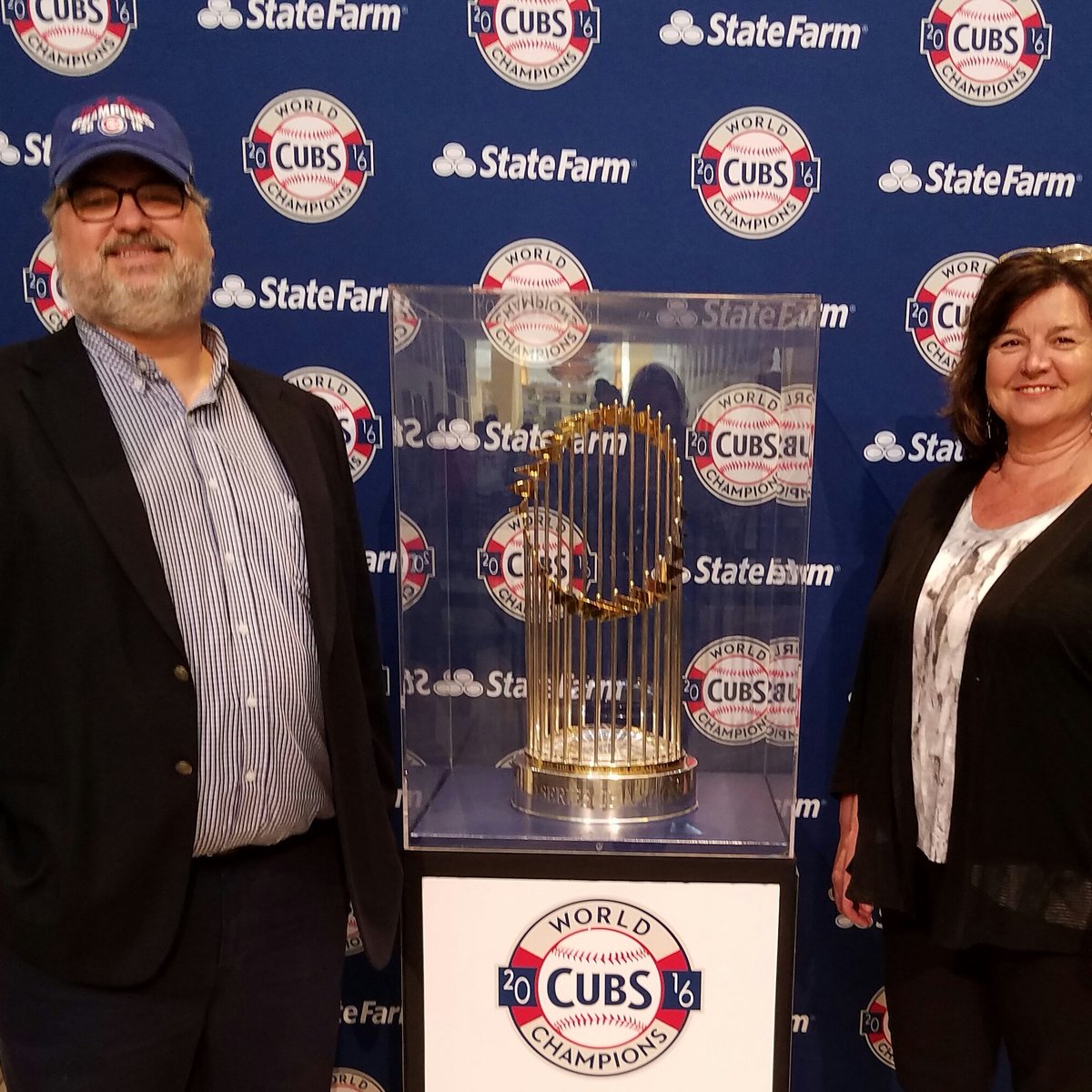 100springfield's tweet image. CUBS. World Series trophy made a stop in springfield this week.