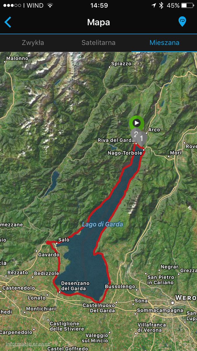 Last training is done! Time to back home:) #vwmtbteam <a href="/gardalake/">gardalake</a> <a href="/garminconnect/">Garmin Connect</a>