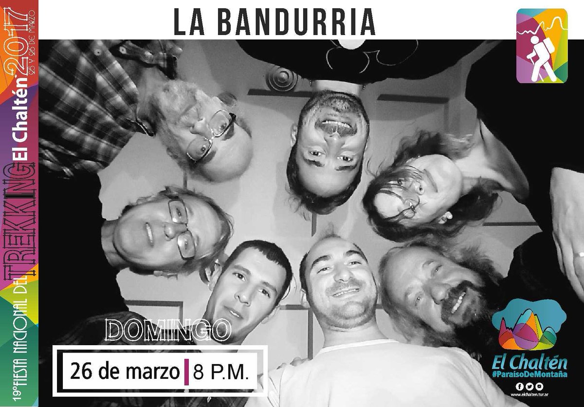 TChalten's tweet photo. LA BANBURRIA || domingo 26 de marzo
en la Fiesta Nacional del Trekking #ElChaltén #FNT2017 https://t.co/KPqlbExdXB
