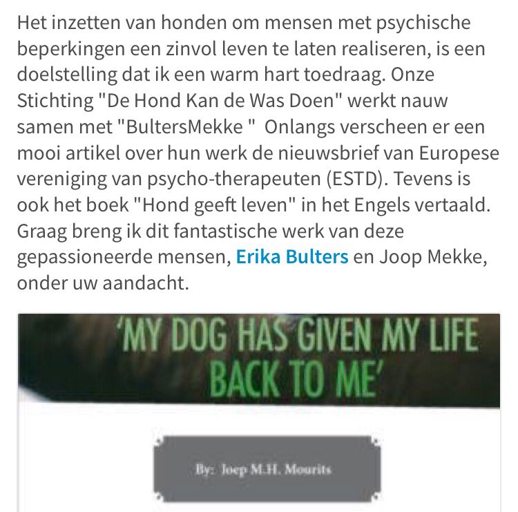 hondkanwasdoen's tweet photo. #Hond #geeft #leven! https://t.co/JvdAUGkCNd