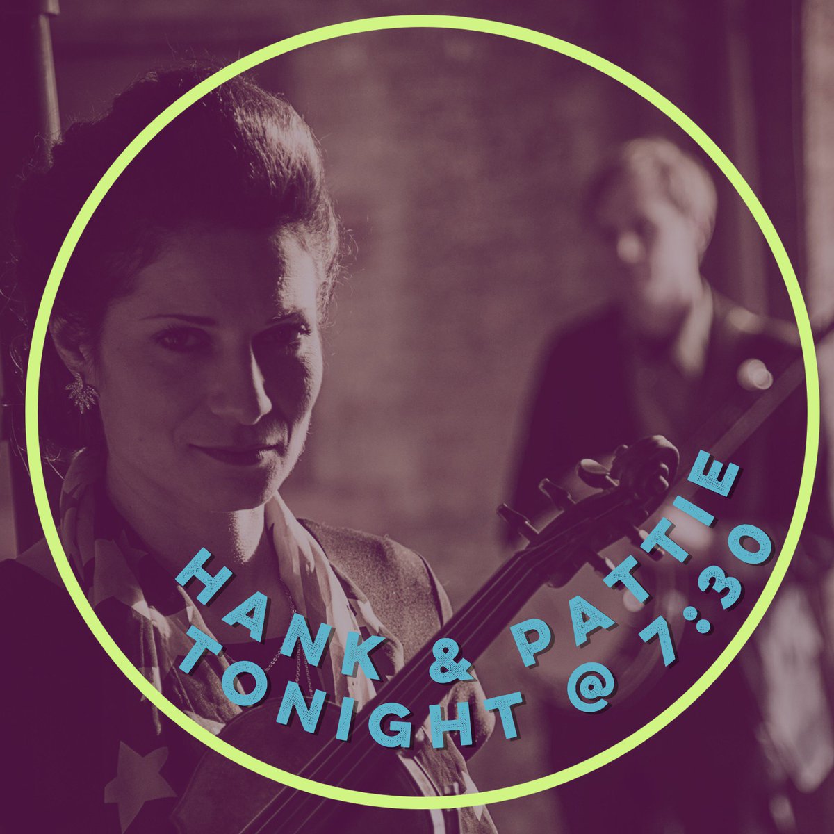 Don’t miss #hankandpatty at 7:30 TONIGHT! @hankpattieandthecurrent #bluegrass #localmusic #uptowngreenvillnc  #dickinsonavenueartsdistrict