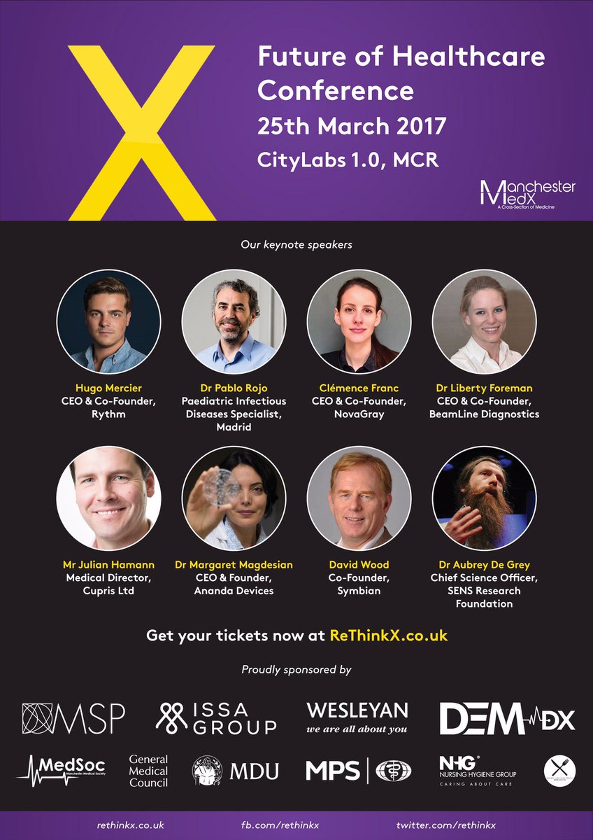 <a href="/dw2/">David Wood</a> <a href="/JulianHamann/">Julian Hamann</a> <a href="/aubreydegrey/">Aubrey de Grey</a> @HugoMercierR  <a href="/LibbyForeman/">Liberty</a> <a href="/AnandaDevices/">ANANDA</a> <a href="/pablorojoconejo/">Pablo Rojo</a> looking forward to your inspiring talks !