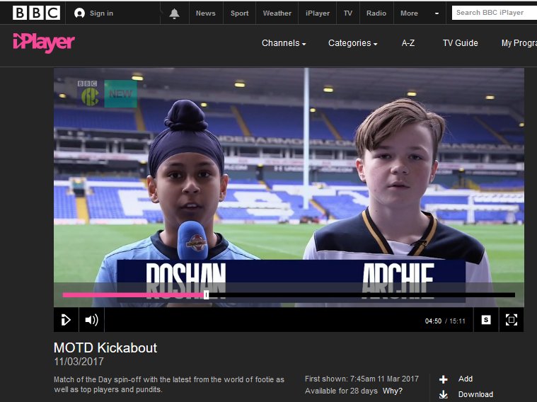 ProfJasjitSingh's tweet image. Watching yesterday's @cbbc #MOTDKickabout with the kids @LookASingh #PatkaBoy ...