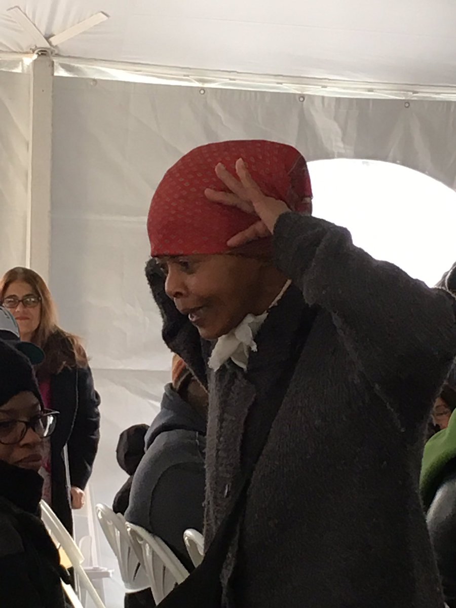 interpretkate's tweet image. "Slavery be still here today..your Underground Railroad is education" -MillicentSparks/HarrietTubman, opening wknd @TubmanUGRRNPS @TubmanSP