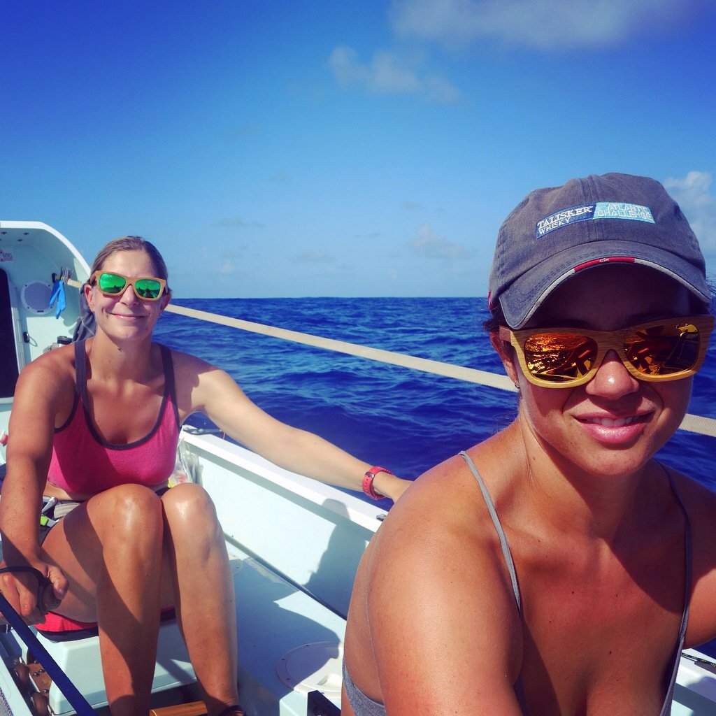 AEndeavour15's tweet photo. Becky &amp; Charlie rocking their @TreeTribe bamboo sunnies - polarized, floaty and colourful! #madebythesea #twac2016 https://t.co/mIPdFpwFCi