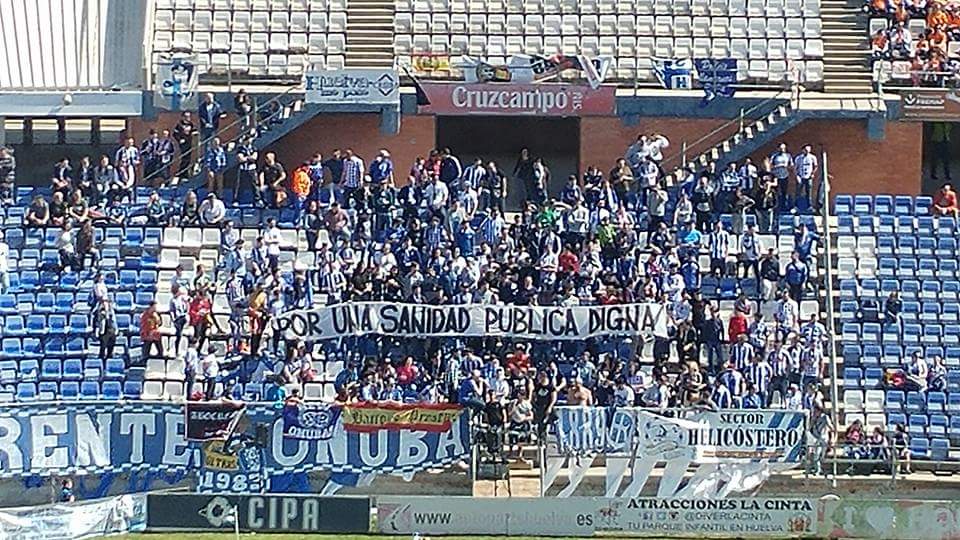 La #Grada20D también lucha POR UNA SANIDAD PÚBLICA DIGNA 👏🚑