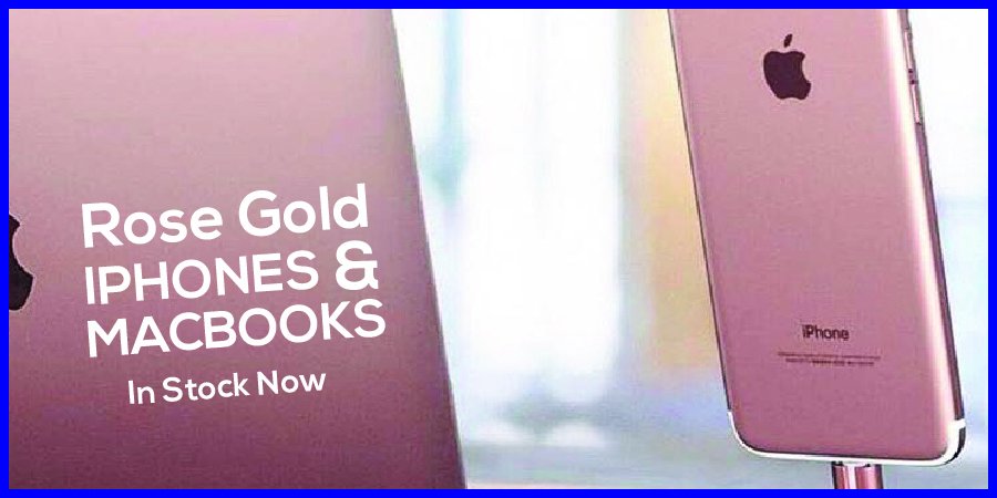 TechTronixUK's tweet image. #Rose #Gold #Iphones and #Macbooks in stock now! Act #fast and #buy today!  #Apple #Technology #Tech #Electronics #Mac