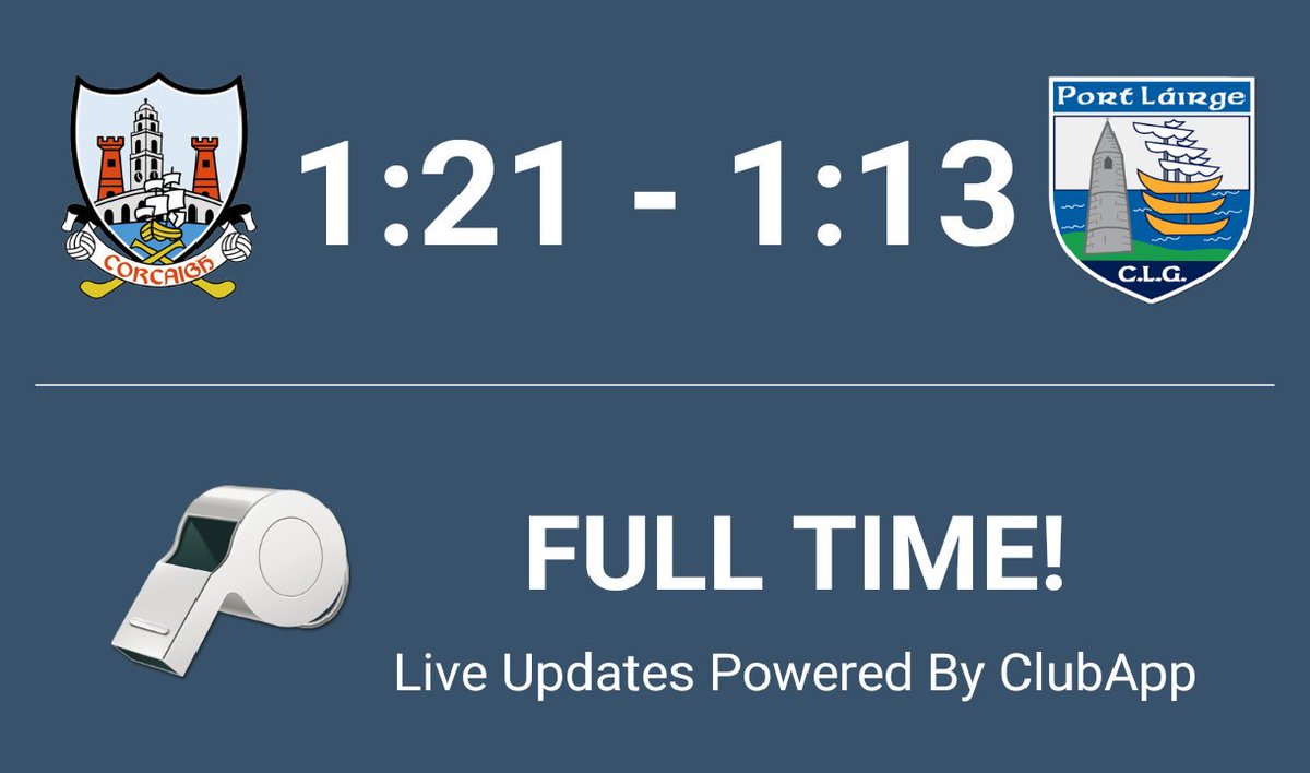 Full Time - CORK (0') - CORK 1:21-1:13 Waterford : #AllianzLeagues CORVWAT CORKGAA2017 GAA #ClubApp