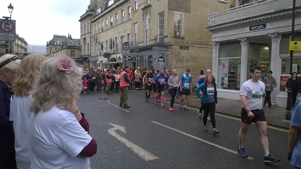 DebzAllen7's tweet photo. well done to all the runners at #BathHalf ..enjoyed the day supporting #voices_charity   ... running next year!😀😀 https://t.co/pPDVZT0SsU