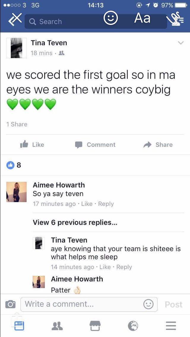 Buc4anan's tweet image. Folk like this shouldn't watch fitbaw