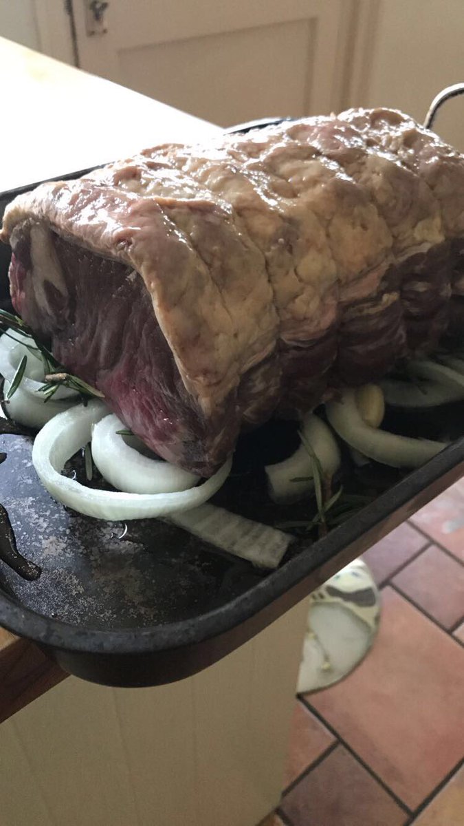 It's the other half <a href="/UptonBridgeFarm/">Upton Bridge Farm</a> . Let's cook! #britishbeef #SundayRoast