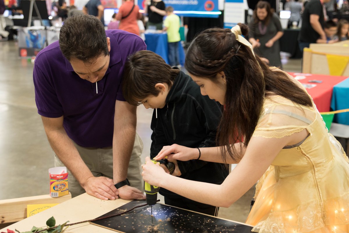 BeautyandBolt's tweet image. Doors are open for the last day of #SXCreate here at #SXSW. Don’t miss your chance to get a free power drill lesson! #BrilliantIsBeautiful