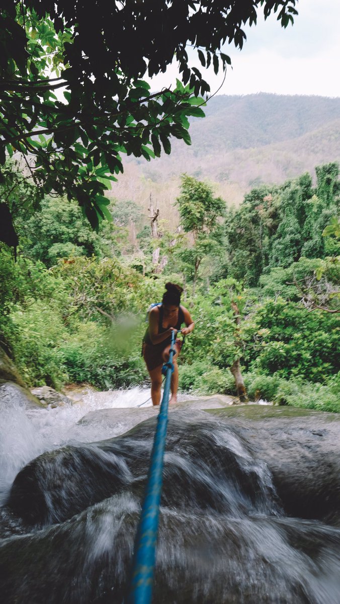 ✨ That time we climbed a waterfall...Full story is up -> adventureswithsubi.com ✨

#travel #blogger #chiangmai #adventure