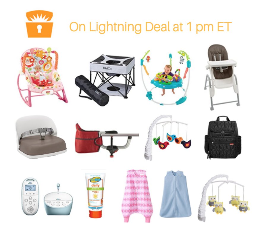 _AngieWynne_'s tweet photo. 20+ baby gear Lightning Deals starting at 1 pm ET at Amazon! → https://t.co/1OaQqj9kbp #ad https://t.co/GgarLesMq7