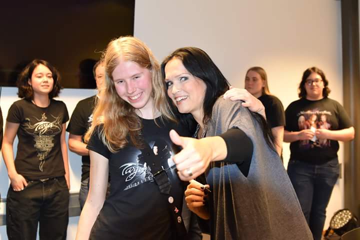 Verenadegroot's tweet photo. A dream came true yesterday!!! Thank you @tarjaofficial :-) https://t.co/HC1Cg0bPZK