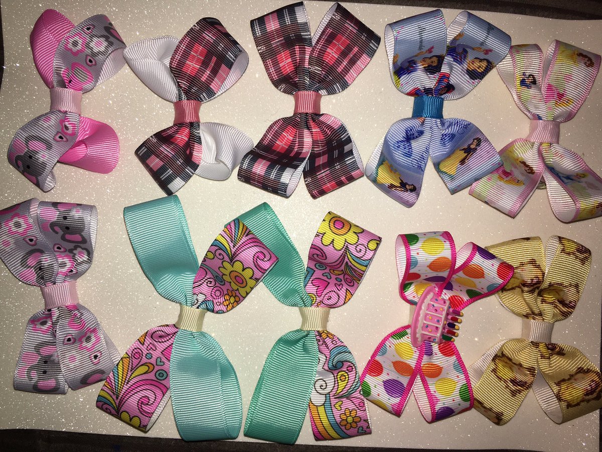 cshandmade's tweet photo. Pinwheel bows available many ribbon choices #pinwheelbows #hairclip #hairband #Kent https://t.co/R28fqudGBc