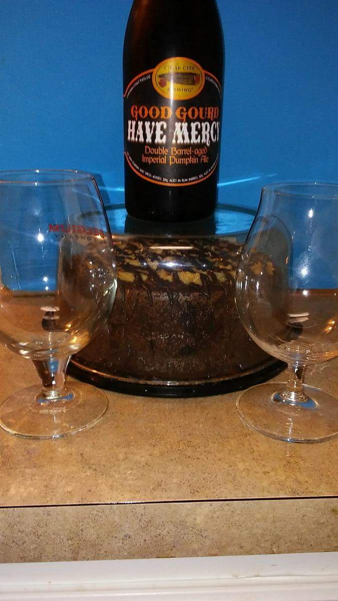 abcbeerchrisb's tweet photo. This was a great birthday dessert. @CigarCityBeer #havemercy #goodgourd https://t.co/cAO1jQPeMa