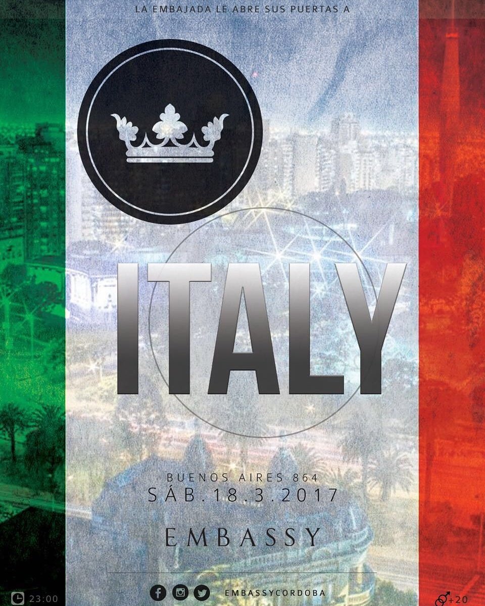 SolFlorenciaC's tweet photo. #LaEmbajada le abre sus puertas a #Italy 👌👌👌👌👌👌💣💥 https://t.co/43w2nA4jsv