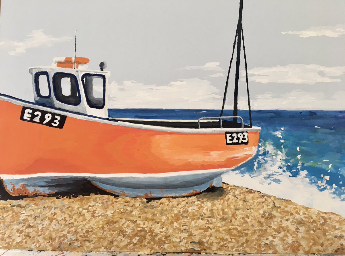 henryfraser0's tweet image. My latest mouth painting. I can only use my mouth.

The Beached Boat. instagram.com/p/BRdsyJnBM2Y/