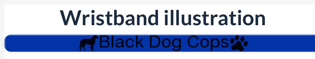 BeachHutBabe24's tweet photo. I spoke of getting wristbands, for us Black Dog Cops...
Something to wear, to feel united as pack members...thoughts? 
#MentalHealthMatters https://t.co/QHuQKq5qFO