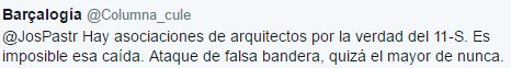 Hay asociaciones de arquitectos por la verdad del 11-S. Es imposible esa caída. Ataque de falsa bandera, quizá el mayor de nunca.