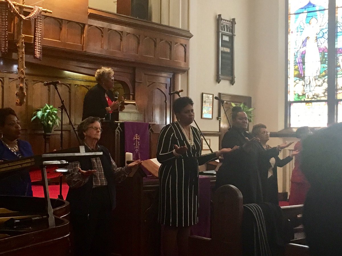dcrthomas's tweet photo. Altar call at the women's day celebration - nothing like it. #WhenWomenWorship https://t.co/Eh1KOW3zYr