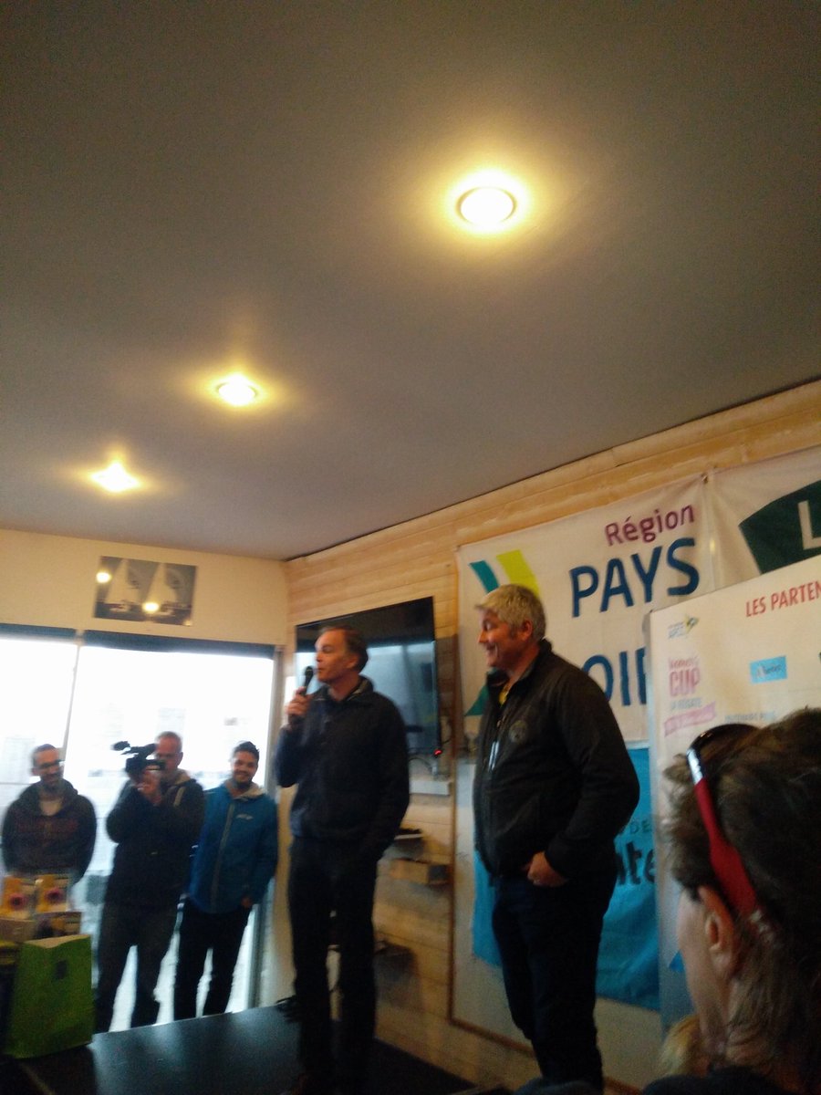 USGVoile's tweet photo. 'La #womenscup premier épreuve féminin en France... et premier au monde' Luc Pillot président @APCC_Com #voilefeminine #VoileSportive https://t.co/YBmHGXUbU4