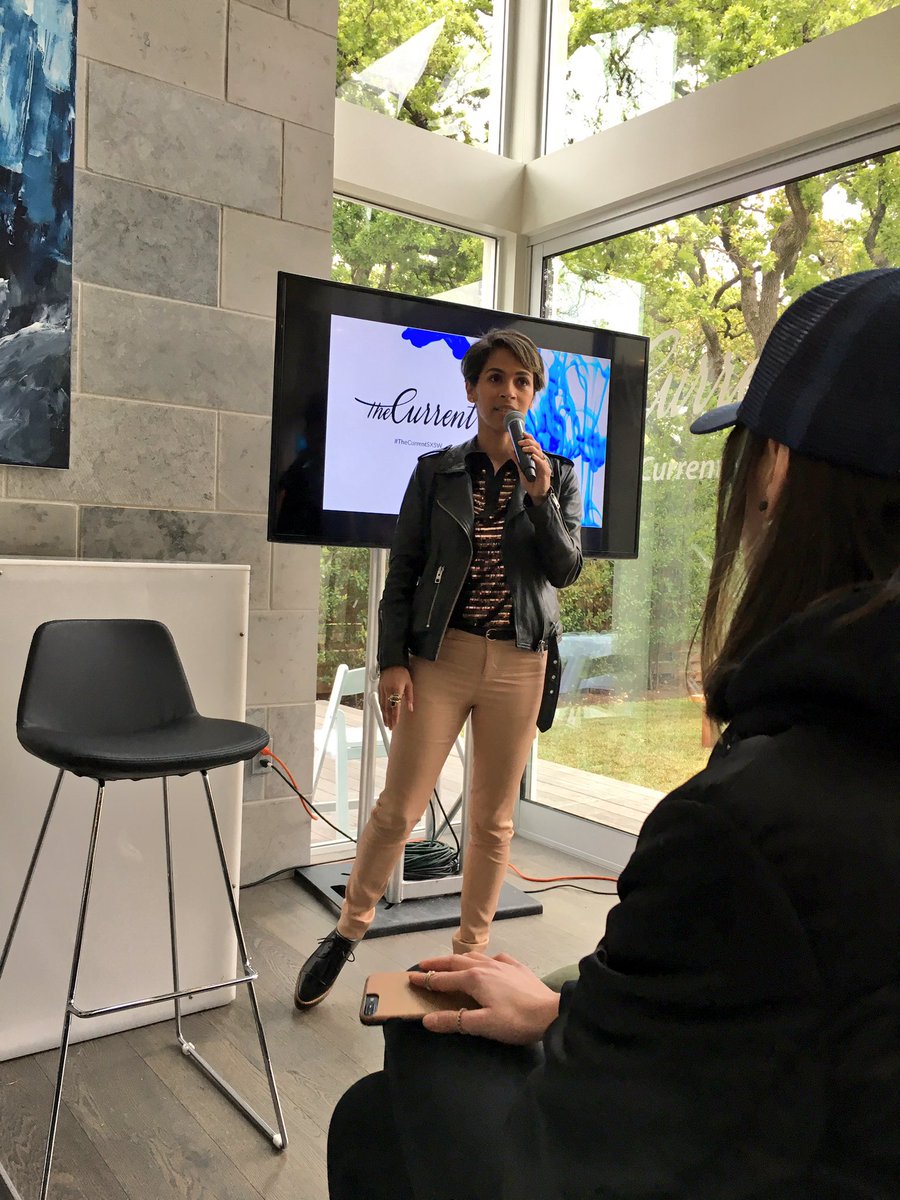 ShelbySkrhak's tweet photo. DecodedFashion founder Liz Bacelar's new venture The Current kicks off today. Panel on Fashion & Retail x Tech collabs. #TheCurrentSXSW https://t.co/d3taFnI0QX