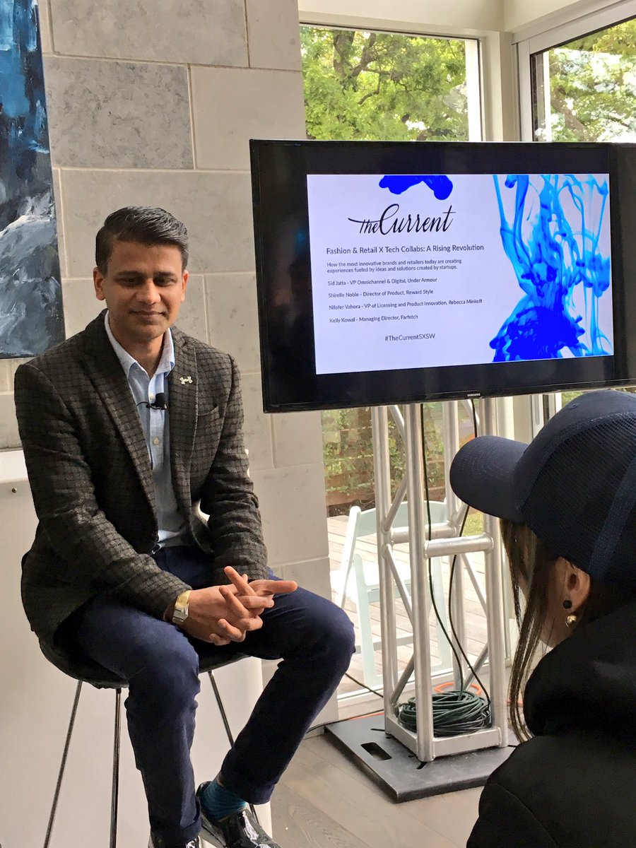 ShelbySkrhak's tweet photo. DecodedFashion founder Liz Bacelar's new venture The Current kicks off today. Panel on Fashion & Retail x Tech collabs. #TheCurrentSXSW https://t.co/d3taFnI0QX