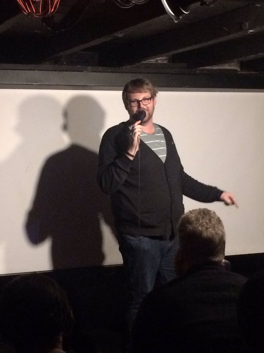 John Ungaro and <a href="/kyleclarkisrad/">Kyle Gregory Clark</a> destroy the stage at HMN's final roast for DEATH MASK. #movieriffing #badmovies #horror