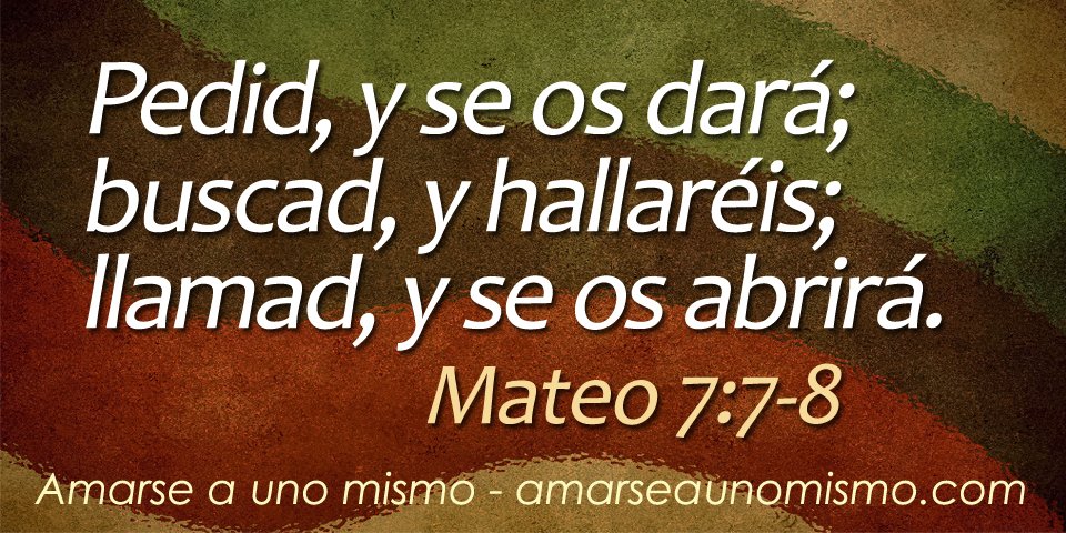 Amarseaunomismo's tweet photo. Pedid, y se os dará. Así de simple. Las claves son la fe y sentirnos merecedores de lo que pedimos. https://t.co/eXoHognZci