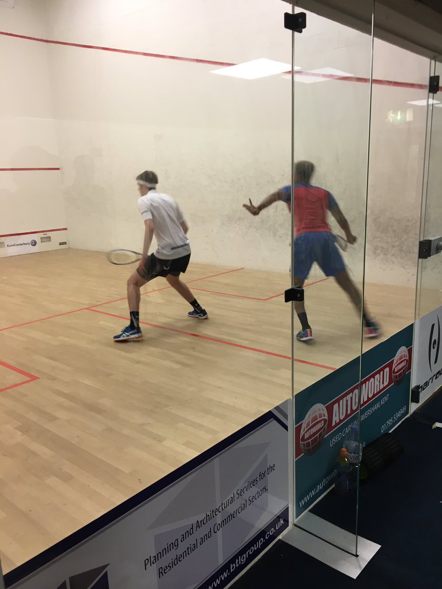 ks_sportscentre's tweet photo. The A Plate final has just begun with Josh Masters playing Richie Fallows #KingsSquashOpen https://t.co/v83emrKmy0
