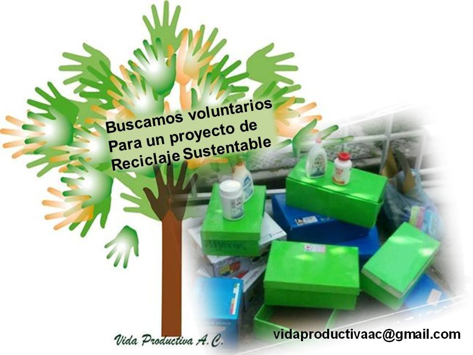 vidaproductivAC's tweet photo. #voluntarios con una @visionproductiv para proyecto de #ReciclajeSustentable @DonaFranelas y materiales para nobles causas. @Fundacion_NPM https://t.co/GXy91uP6Wg