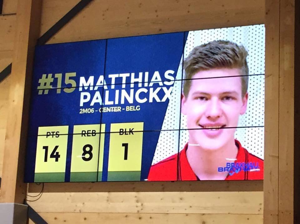 Ex-YSE-ers in actie op de #BVV 
Matthias Palinckx (Duva Gistel-Oostende ) wint met 86-73 van Maxim Aldenkamp (Gent Hawks).