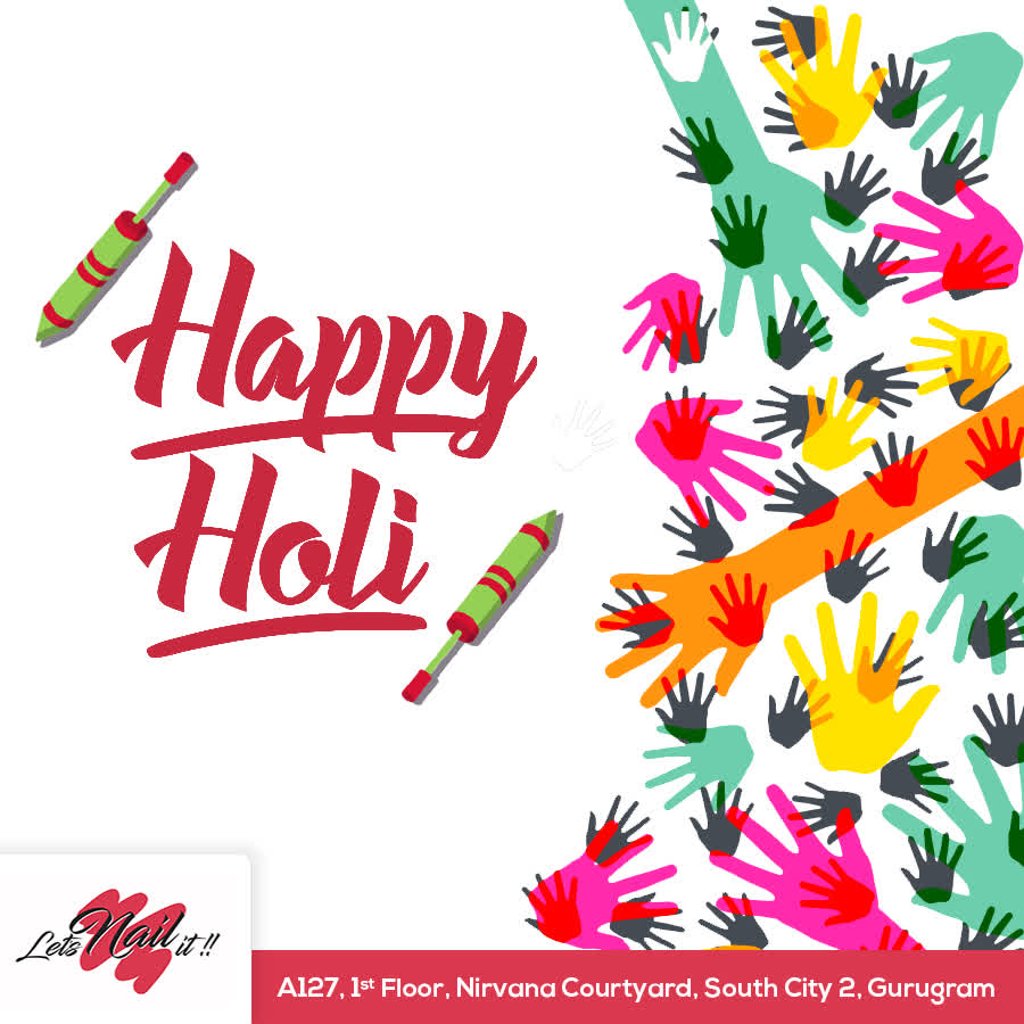 letsnail_it's tweet photo. May life get colored with #Happiness. Wish you all a very #HappyHoli
#Colors #Fun #Togetherness https://t.co/5rbPbCa0HW