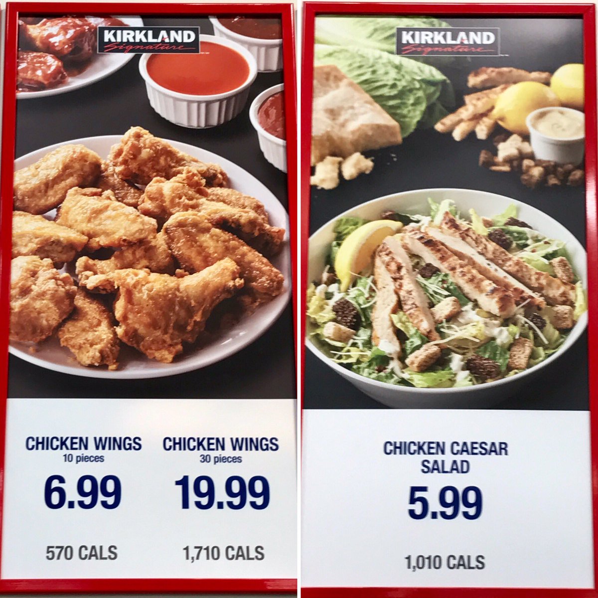 Yoni Freedhoff Md On Twitter Sure You Knew Costco S Caesar Salad Had A Lot Of Calories But Nearly 20 Chicken Wings Worth Calories Aren T Intuitive Https T Co Fclnp9vdso