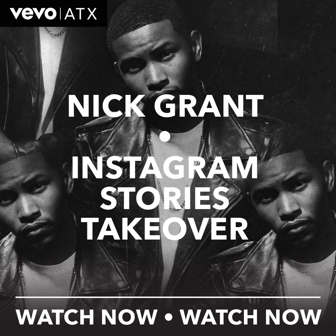 Vevo's tweet photo. Check out @NickGrantmusic's #SXSW takeover on our Instagram Stories! https://t.co/jW1Cw3rktA