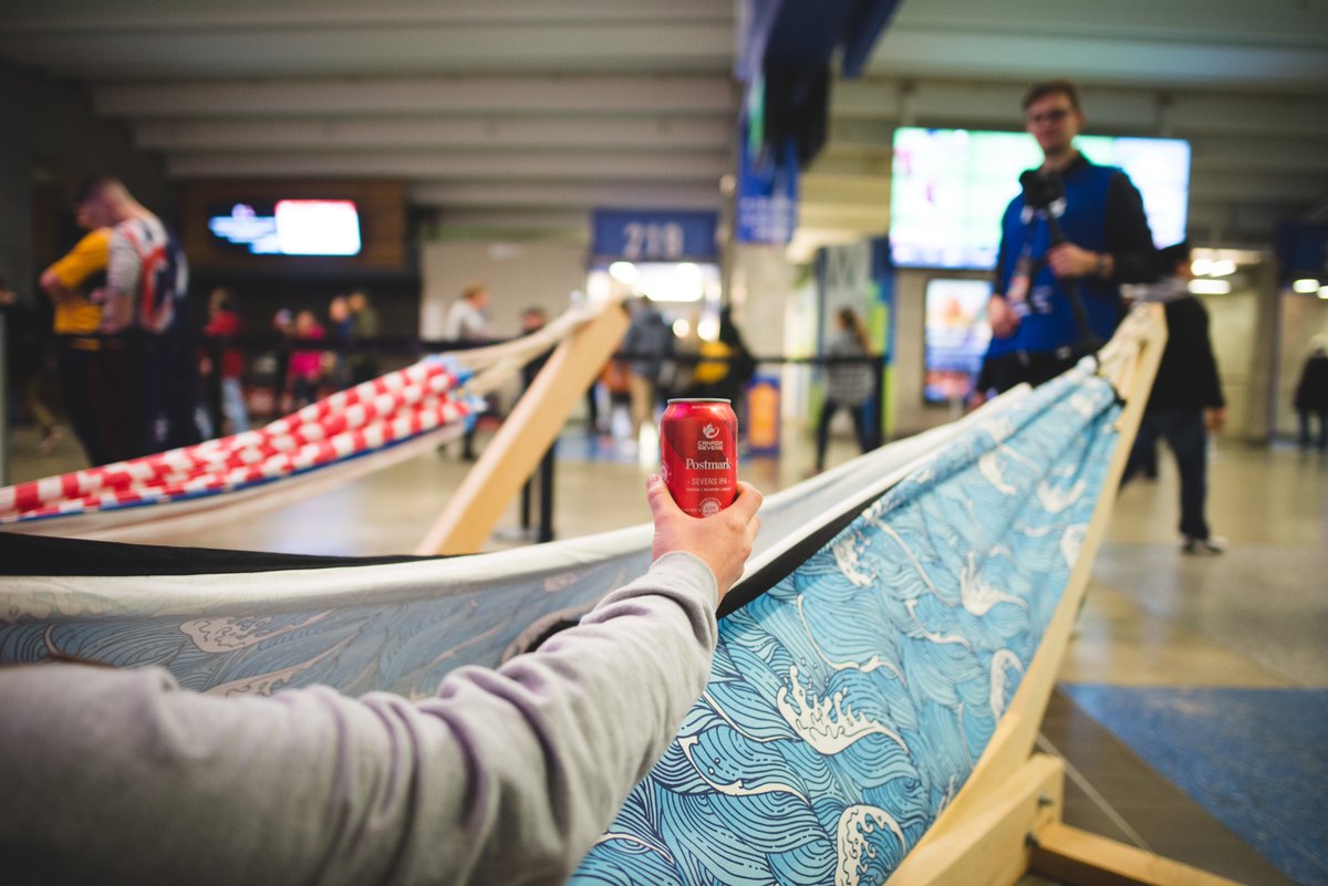VanSevens's tweet photo. Sunday's are not complete without a @Postmarkbrewing Sevens IPA in your hand! Head to sections 208 &amp; 220 to get those #redcans. https://t.co/w2mGO5dMYh