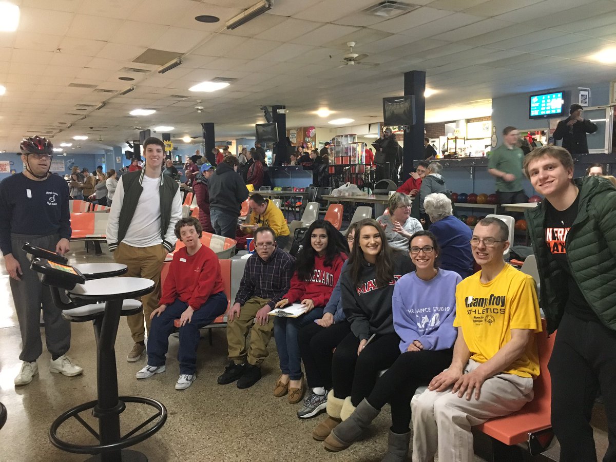 GuilderlandNHS's tweet photo. NHS students enjoy helping out at today's Special Olympics Doubles Bowling Tournament https://t.co/x3E0WHxD1z