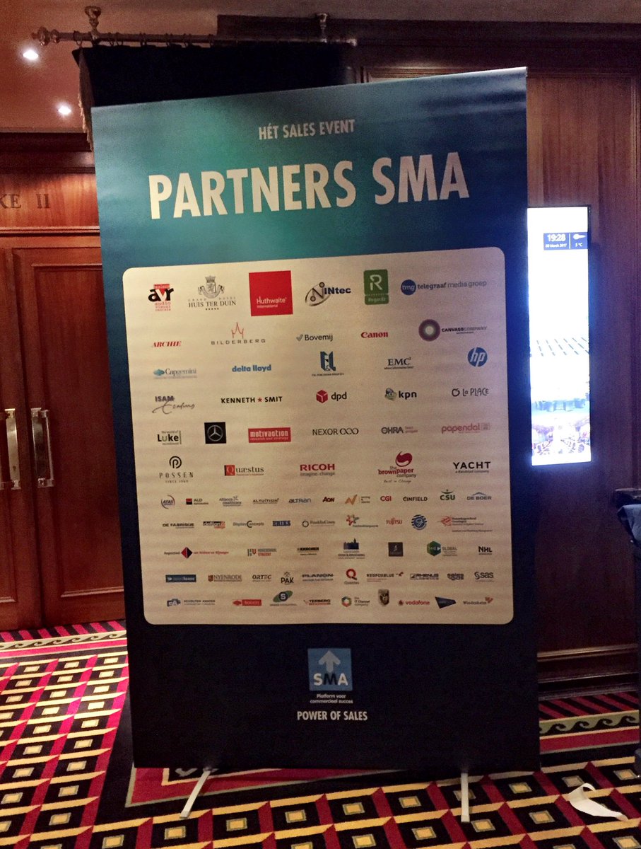SMA_Sales's tweet photo. We kijken met een supergevoel terug op een geslaagd Sales Event, afgelopen donderdag, met veel dank aan al onze partners!! #salesevent2017 https://t.co/tIvuMxfgOG
