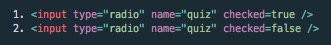 sedovsek's tweet image. Which radio button is checked on by default? #html #htmlQuiz