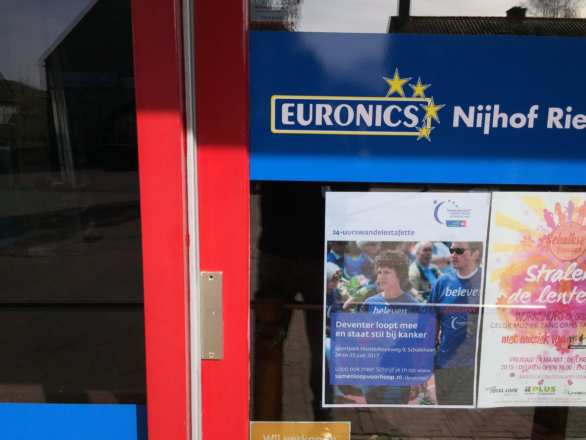 SamenloopD's tweet image. Zo Schalkhaar is beplakt met SamenLoop voor Hoop Deventer. Er hebben zich nu al 14 teams aangemeld. Op naar de 30 teams. #deventer #kanker