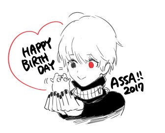 今日はアッサちゃんのお誕生日!!!!!あっぴゃんっおめでとう～!!!今年は一緒にUSJのドラクエ行こうな!!!!!(行けたら) 