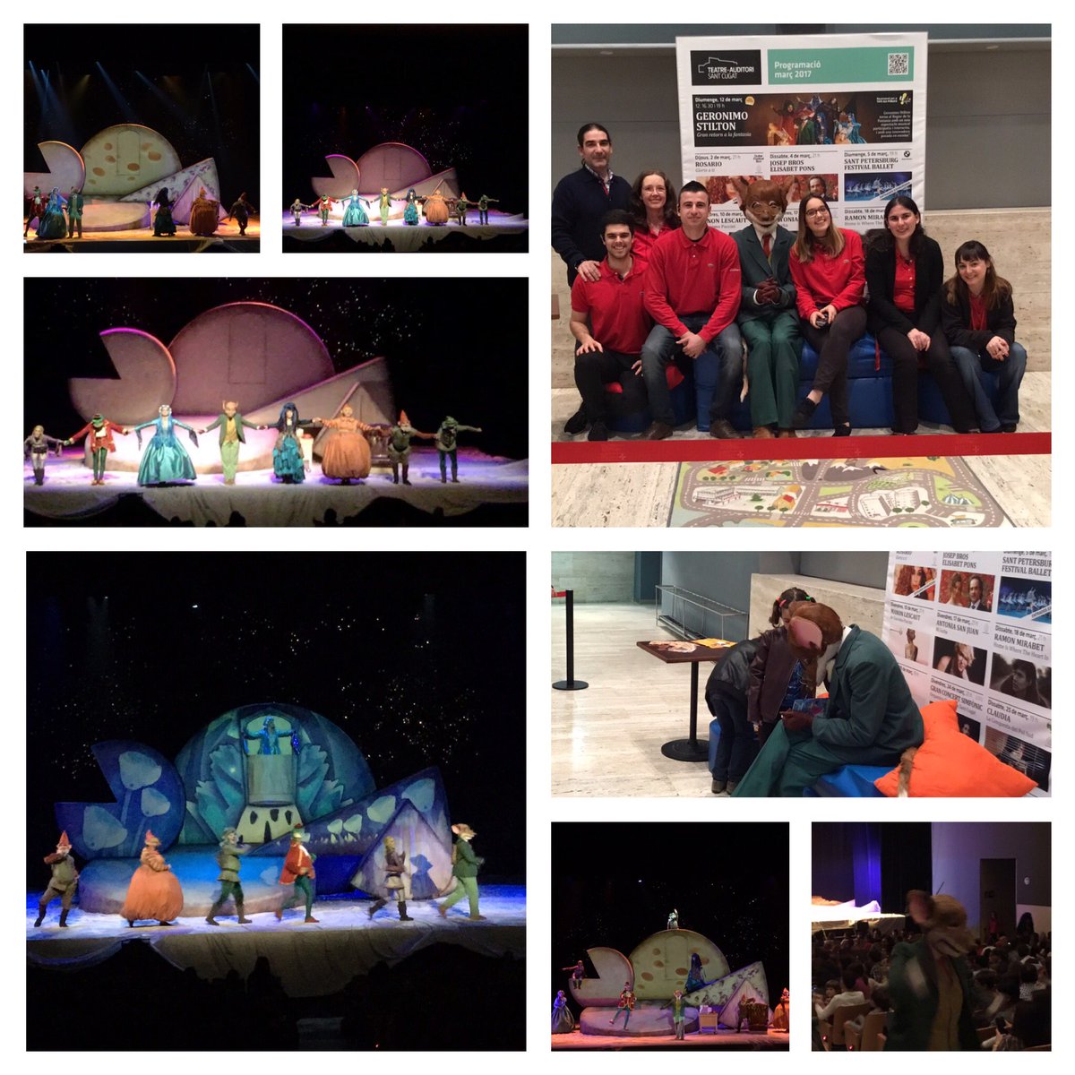 TeatreAuditori's tweet photo. 🐭🐭🐭Geronimo @StiltonMusical a #SantCugat per viatjar a Fantasia! https://t.co/nmu122pUDU