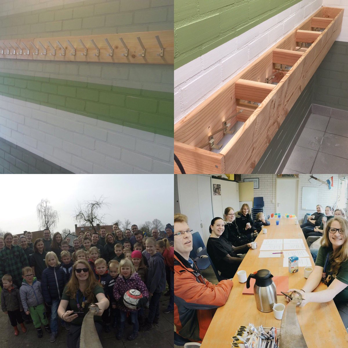 Alle vrijwilligers bedankt voor jullie hulp! Zonder jullie geen NL-Doet. #scoutsgroessen #nldoet #knappehal #samenismooier