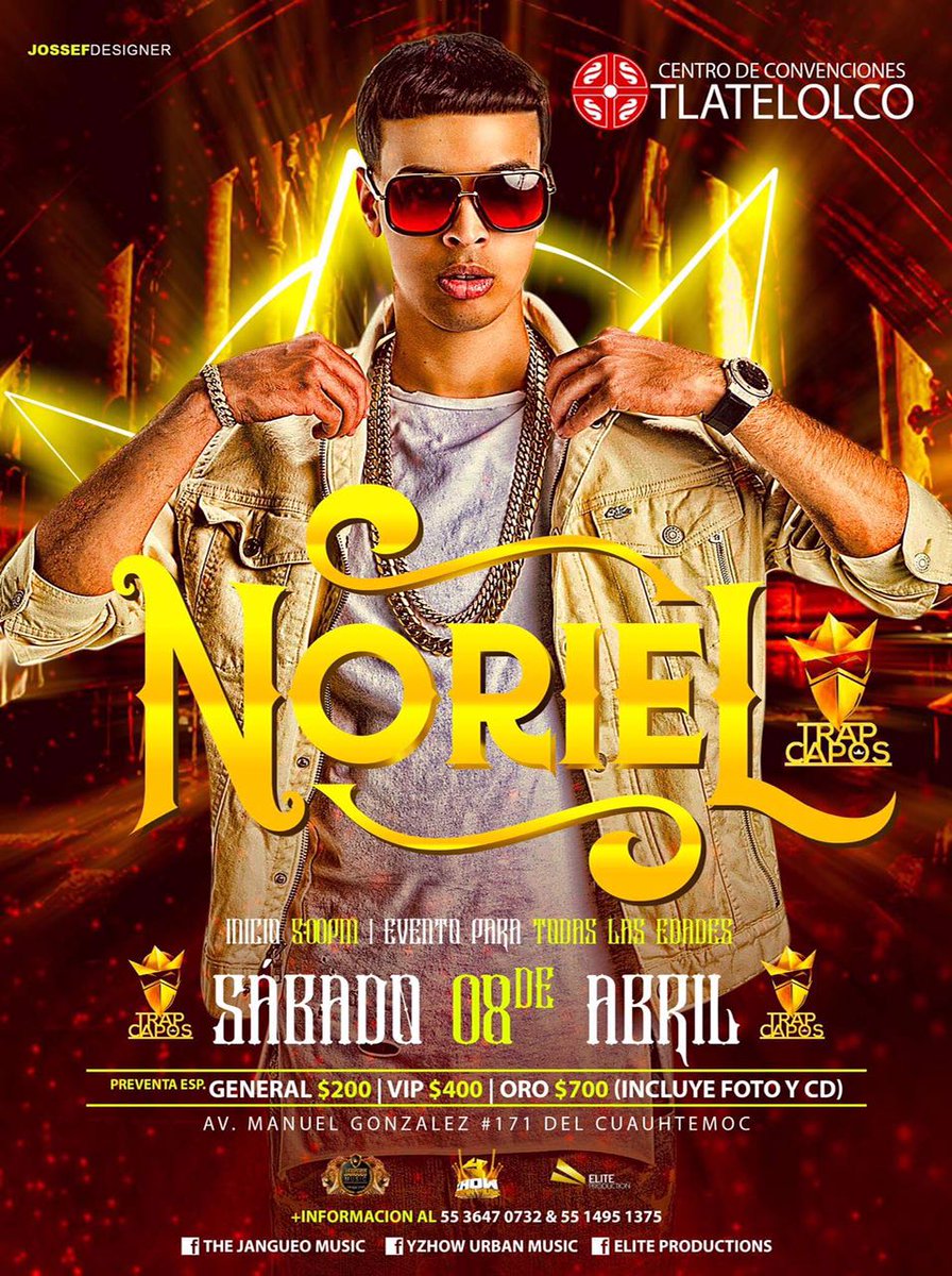 🔥🔥NORIEL🔥🔥

Totalmente en Vivo #CDMX
 8 de Abril 
Centro de Convenciones Tlatelolco 

Más informes al 5536470732