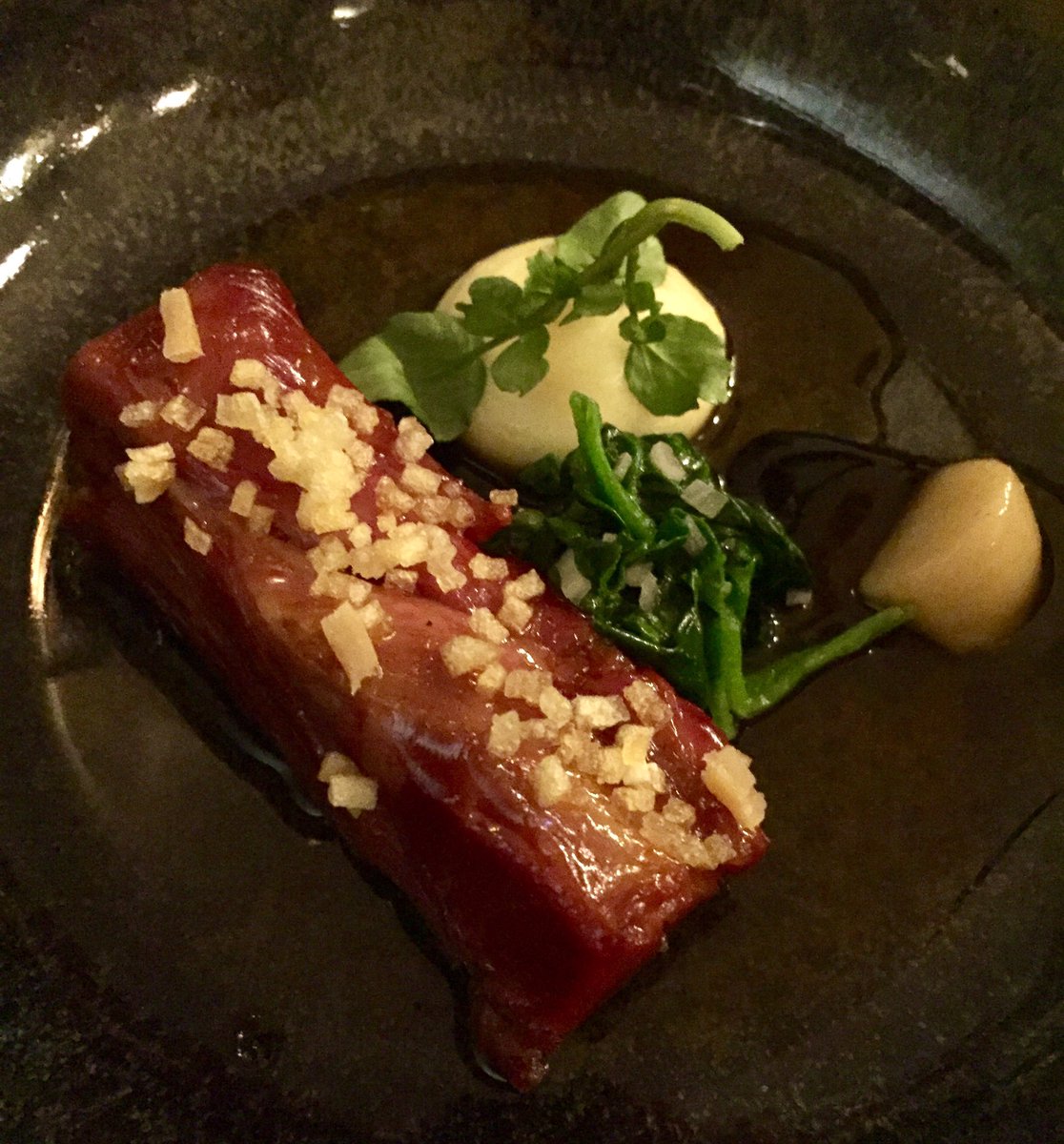 reitsespanninga's tweet photo. Verjaardag diner van zoonlief bij @DaalderAmsterdam nav de recensie van @MacvanDinther Echt topklasse Dennis Huwae en Jasper v/d Berg! https://t.co/WVffTgRVKZ