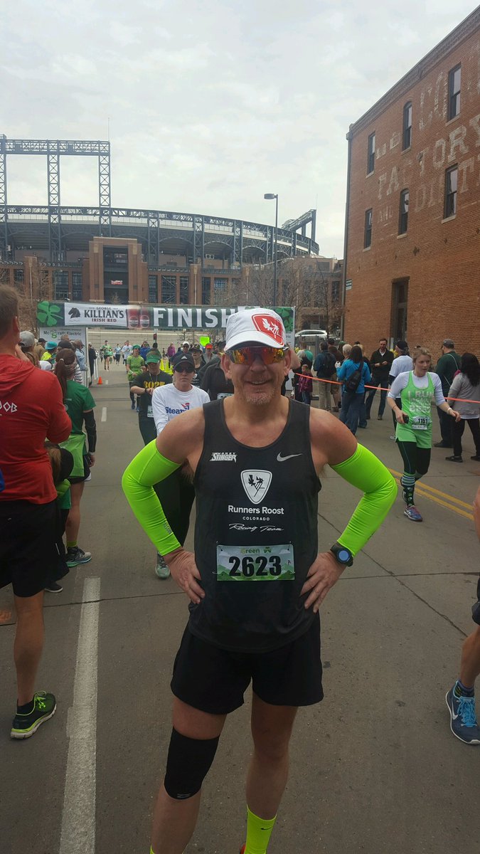 seeksboston26mi's tweet photo. Got my run and my green on today! #rotg #StPatricksDay @RunnersRoostCO #roosttriteam https://t.co/OffWpOj8Zb